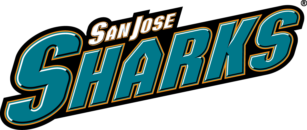 San Jose Sharks 2007 08-Pres Wordmark Logo 04 vinyl decal